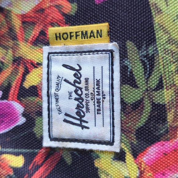 Herschel Supply Co. Nova Mini Backpack Black Tropical Hawaiian Floral Print - Picture 9 of 14
